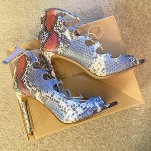 ZARA - ALBOTINADO PITON - SNAKESKIN HEEL